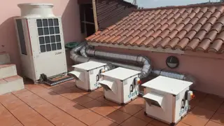 Instalação da Odiclima: instalação de vrf mitsubishi electric e ventilação arfit