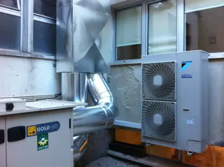 Instalação da Odiclima: instalação vrv e recuperador de calor - centro de saúde